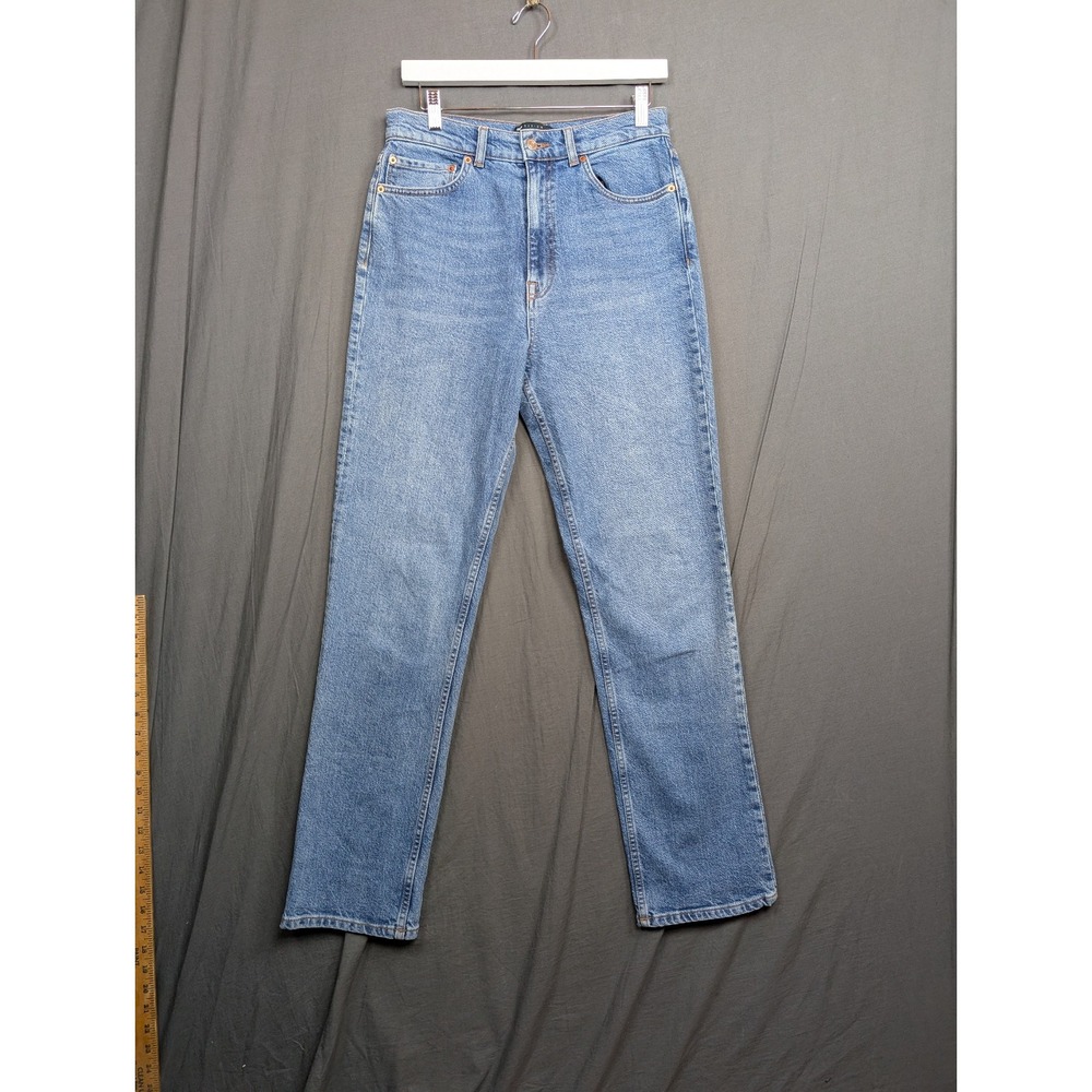 ASOS Design Jeans Womens Blue High Rise Casual Comfort Denim Fit 30x36